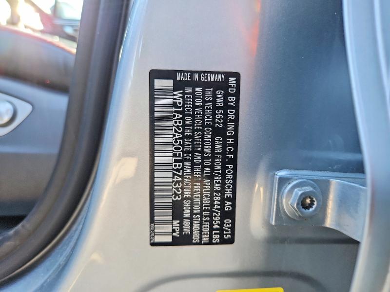 Продаж на аукціоні авто 2015 Porsche Macan, vin: WP1AB2A50FLB74323, номер лоту: 63644226