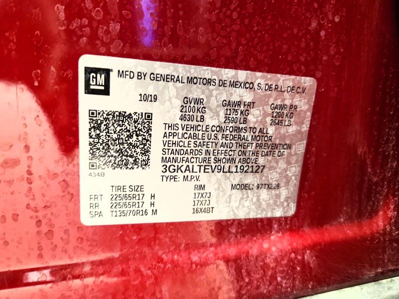 Продажа на аукционе авто 2020 Gmc Terrain, vin: 3GKALTEV9LL192127, номер лота: 64243446