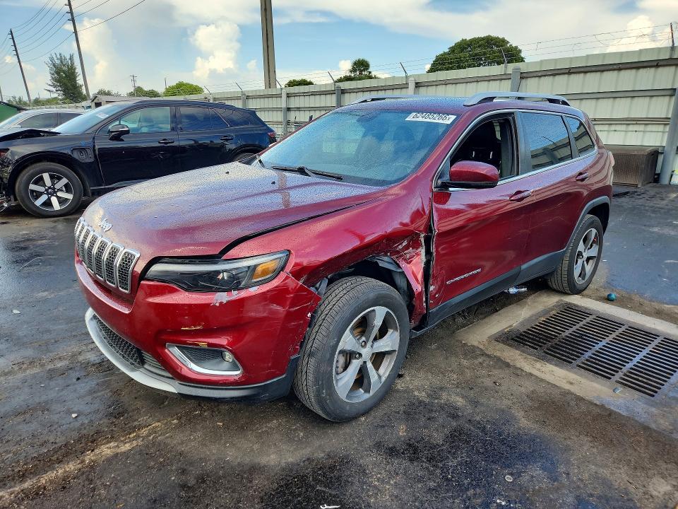 62485266 :رقم المزاد ، 1C4PJMDX8KD389735 vin ، 2019 Jeep Cherokee مزاد بيع