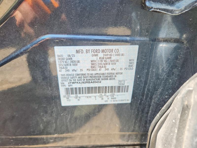 Aukcja sprzedaży 2024 Ford Edge, vin: 2FMPK4J92RBA05432, numer aukcji: 65882166