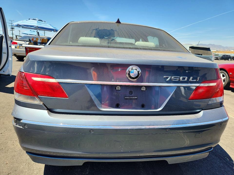 65939496 :رقم المزاد ، WBAHN83587DT67089 vin ، 2007 Bmw 750 مزاد بيع