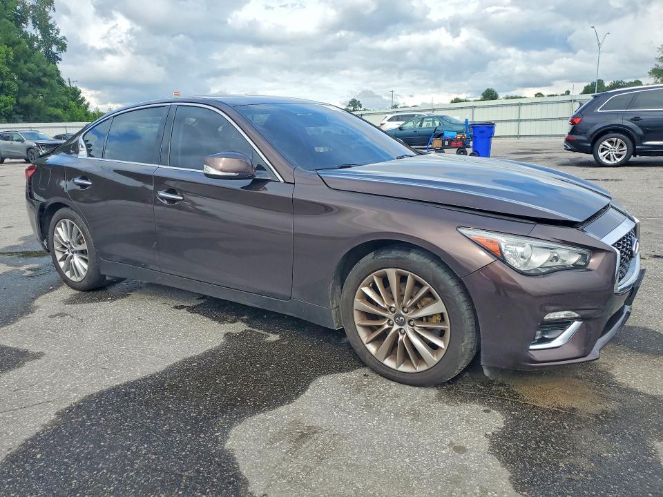 63471566 :رقم المزاد ، JN1EV7AR4KM552547 vin ، 2019 Infiniti Q50 مزاد بيع