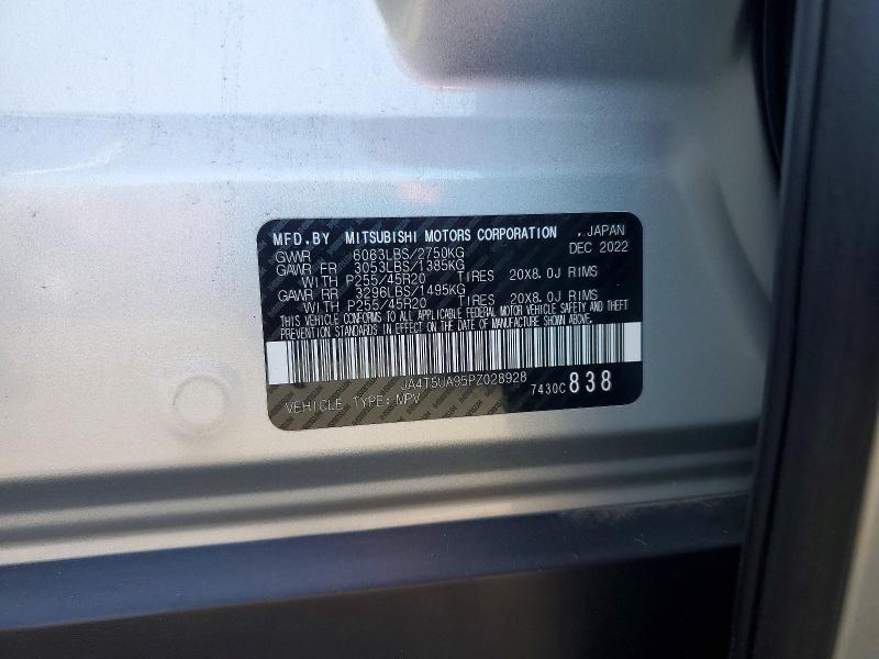 Продажа на аукционе авто 2023 Mitsubishi Outlander, vin: JA4T5UA95PZ028928, номер лота: 65528416