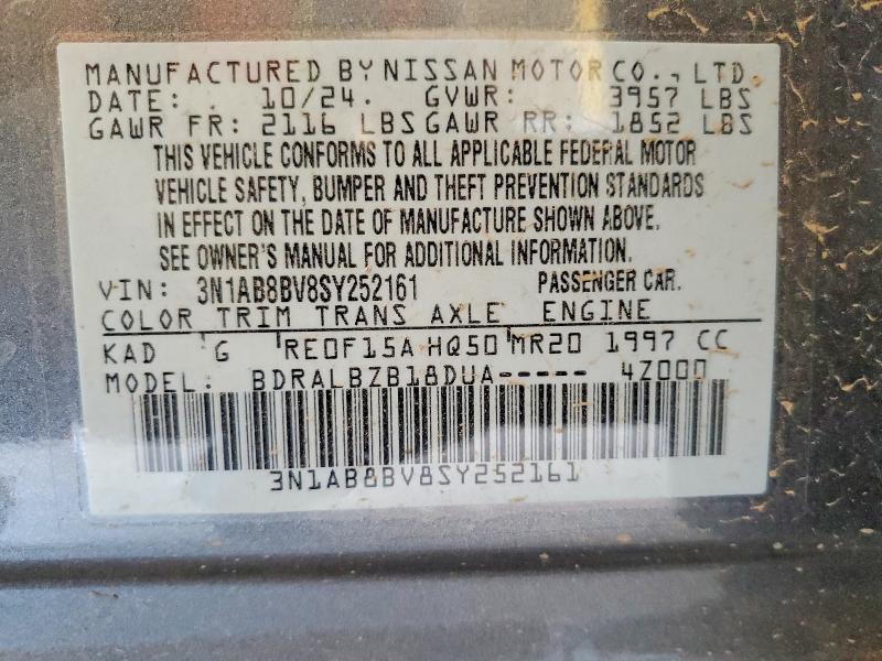 Aukcja sprzedaży 2025 Nissan Sentra, vin: 3N1AB8BV8SY252161, numer aukcji: 65525696