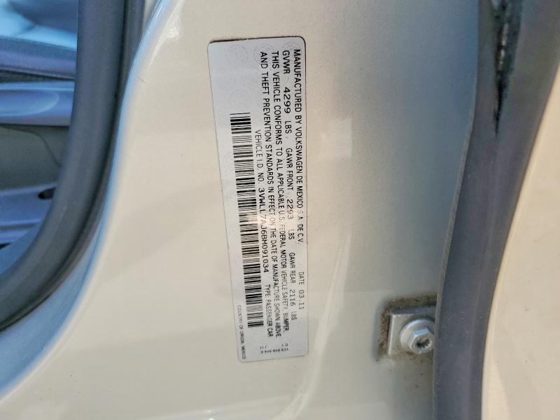 Aukcja sprzedaży 2011 Volkswagen Jetta, vin: 3VWLL7AJ6BM091034, numer aukcji: 63560656