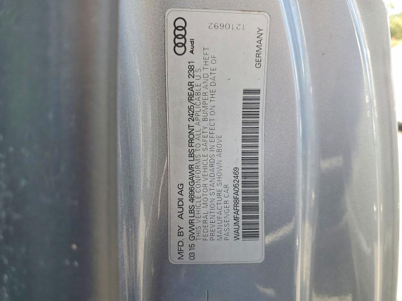 Aukcja sprzedaży 2015 Audi A5, vin: WAUMFAFR8FA052469, numer aukcji: 65495386