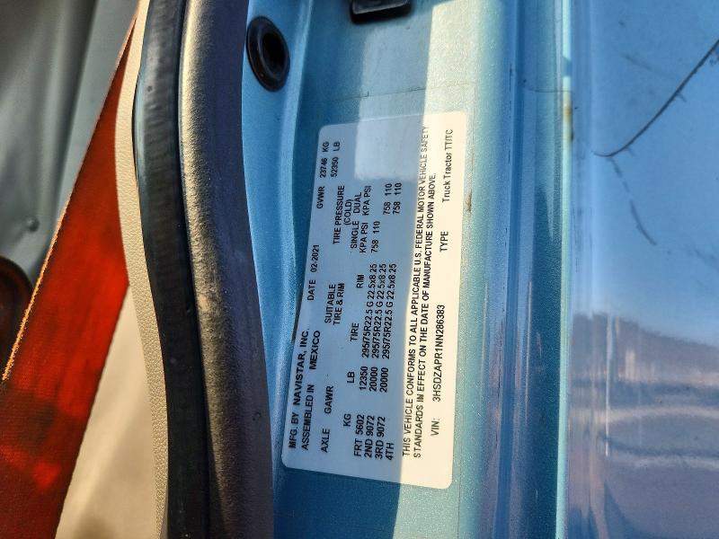 Aukcja sprzedaży 2022 International Lt625, vin: 3HSDZAPR1NN286383, numer aukcji: 66583866