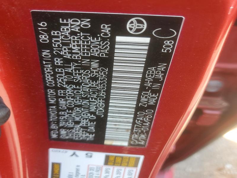 Продажа на аукционе авто 2017 Toyota Prius, vin: JTDKBRFU6H3533952, номер лота: 64475136