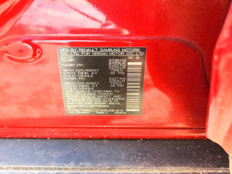 Aukcja sprzedaży 2016 Nissan Rogue, vin: KNMAT2MT0GP729984, numer aukcji: 67125126