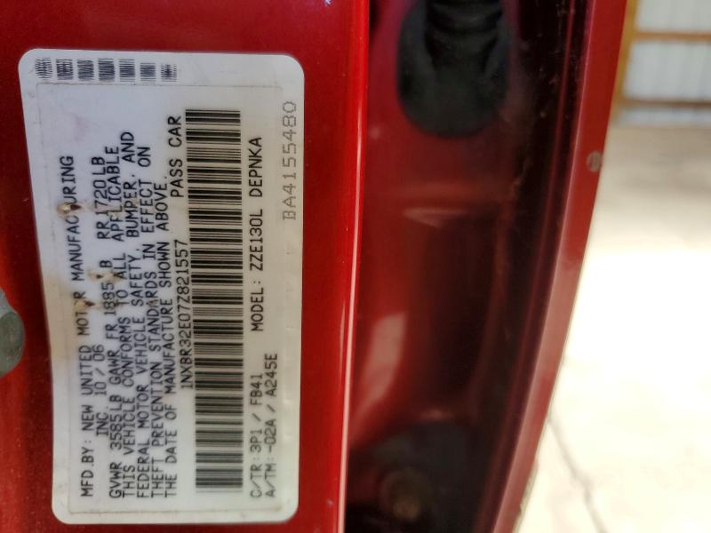 Aukcja sprzedaży 2007 Toyota Corolla, vin: 1NXBR32E07Z821557, numer aukcji: 61106426