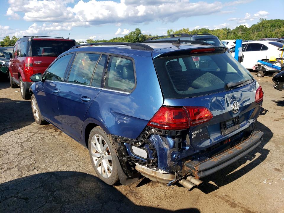 2016 Volkswagen Golf Sportwagen მანქანა იყიდება აუქციონზე, vin: 3VWC17AU2GM508690, აუქციონის ნომერი: 64367796