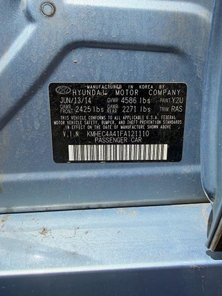 Продаж на аукціоні авто 2015 Hyundai Sonata Hybrid, vin: KMHEC4A41FA121110, номер лоту: 64129306