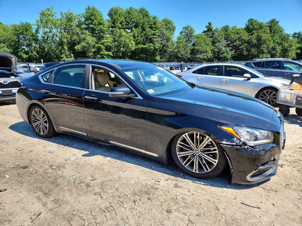 2018 Genesis G80 მანქანა იყიდება აუქციონზე, vin: KMHGN4JE3JU269018, აუქციონის ნომერი: 63509356