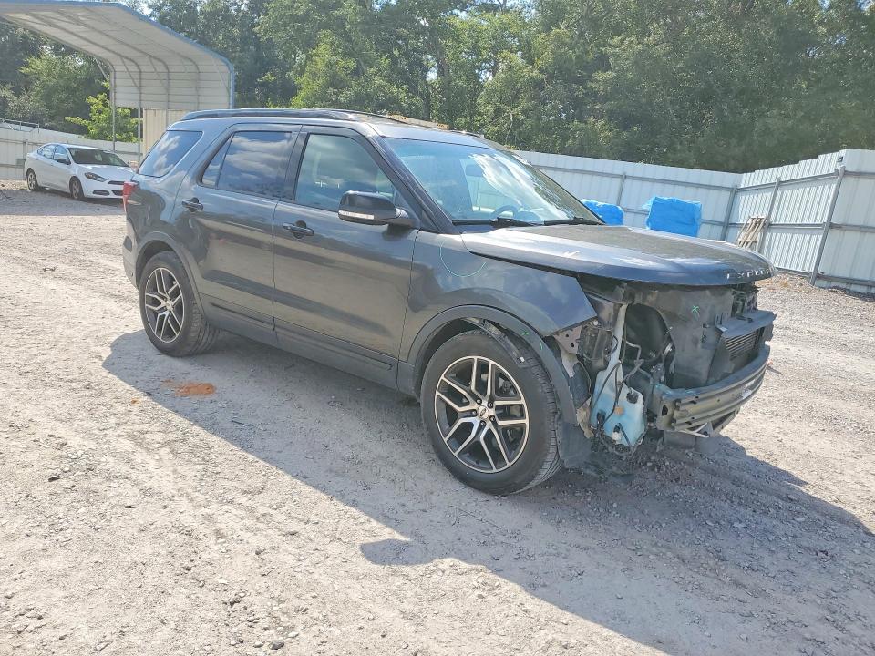 63193626 :رقم المزاد ، 1FM5K8GT3JGA28765 vin ، 2018 Ford Explorer مزاد بيع