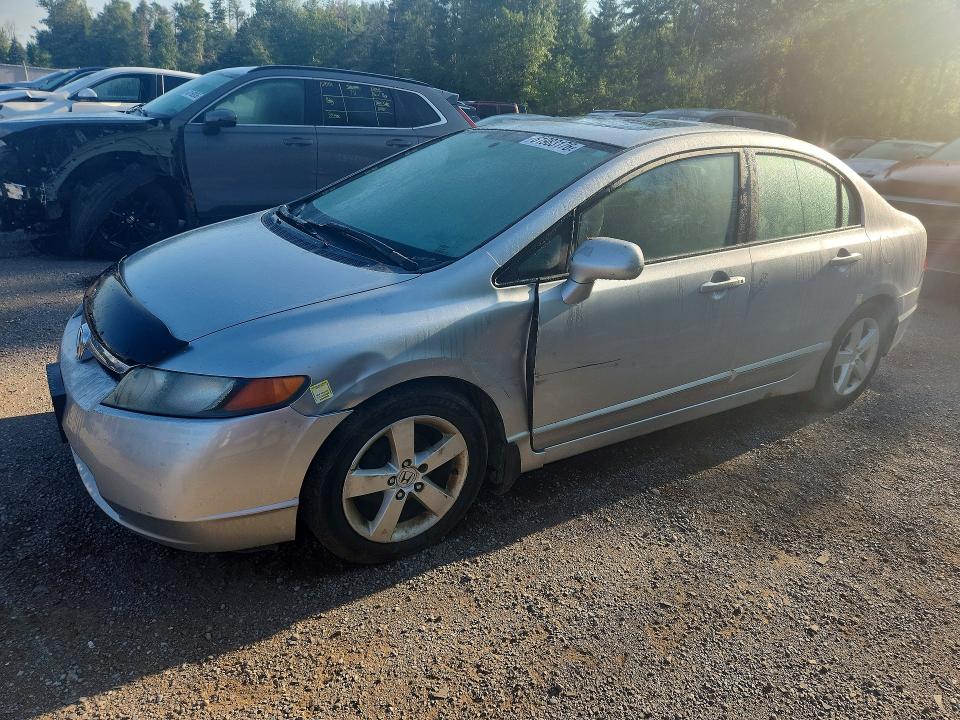 2006 Honda Civic მანქანა იყიდება აუქციონზე, vin: 2HGFA16876H025672, აუქციონის ნომერი: 61983176