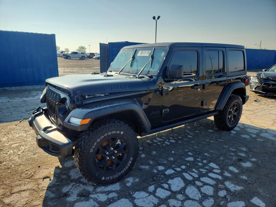 66131116 :رقم المزاد ، 1C4HJXDG0MW851248 vin ، 2021 Jeep Wrangler Unlimited مزاد بيع