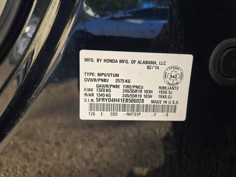 Aukcja sprzedaży 2014 Acura Mdx, vin: 5FRYD4H41EB506028, numer aukcji: 66748746