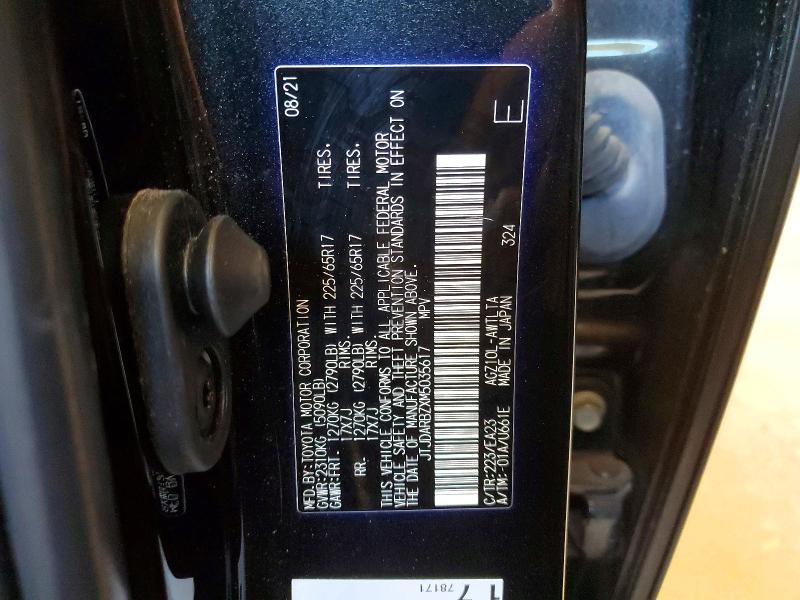64507626 :رقم المزاد ، JTJDARBZXM5035617 vin ، 2021 Lexus Nx 300 مزاد بيع