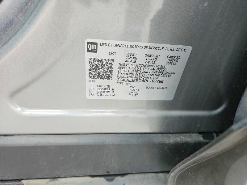 2023 Gmc Terrain მანქანა იყიდება აუქციონზე, vin: 3GKALMEG4PL169786, აუქციონის ნომერი: 64140076