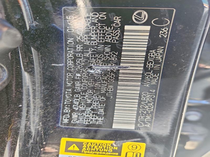 Продажа на аукционе авто 2015 Lexus Es, vin: JTHBW1GG5F2091892, номер лота: 63659106