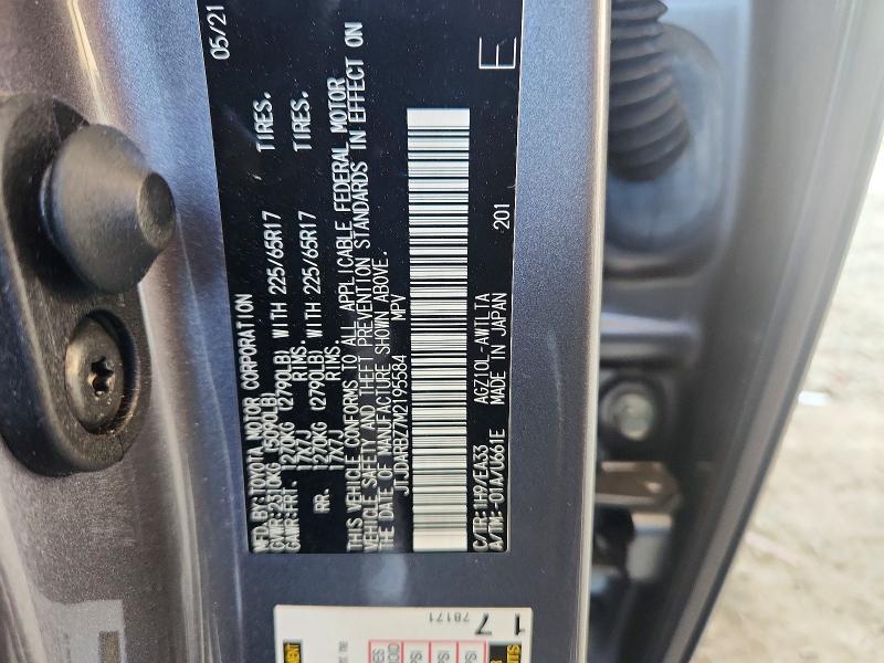 66240026 :رقم المزاد ، JTJDARBZ7M2195584 vin ، 2021 Lexus Nx 300 مزاد بيع