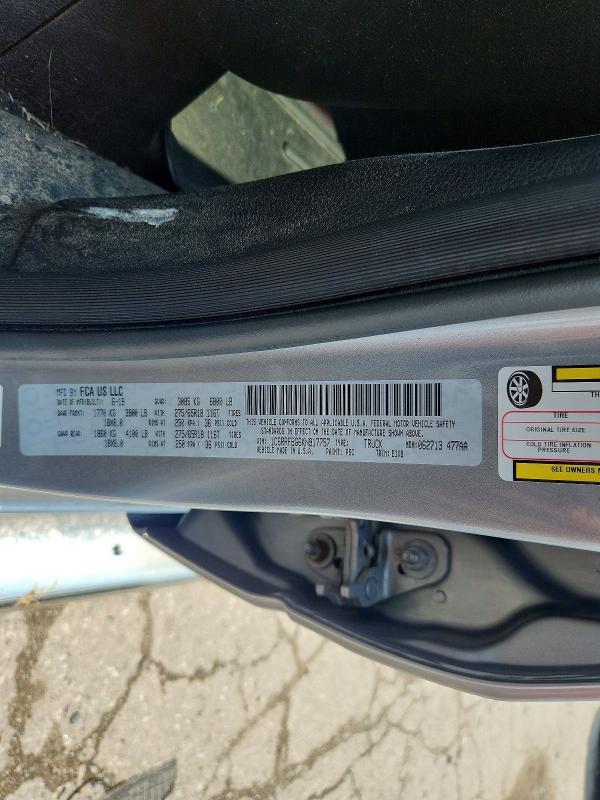 Продажа на аукционе авто 2019 Ram 1500, vin: 1C6RRFBG6KN917757, номер лота: 64302146