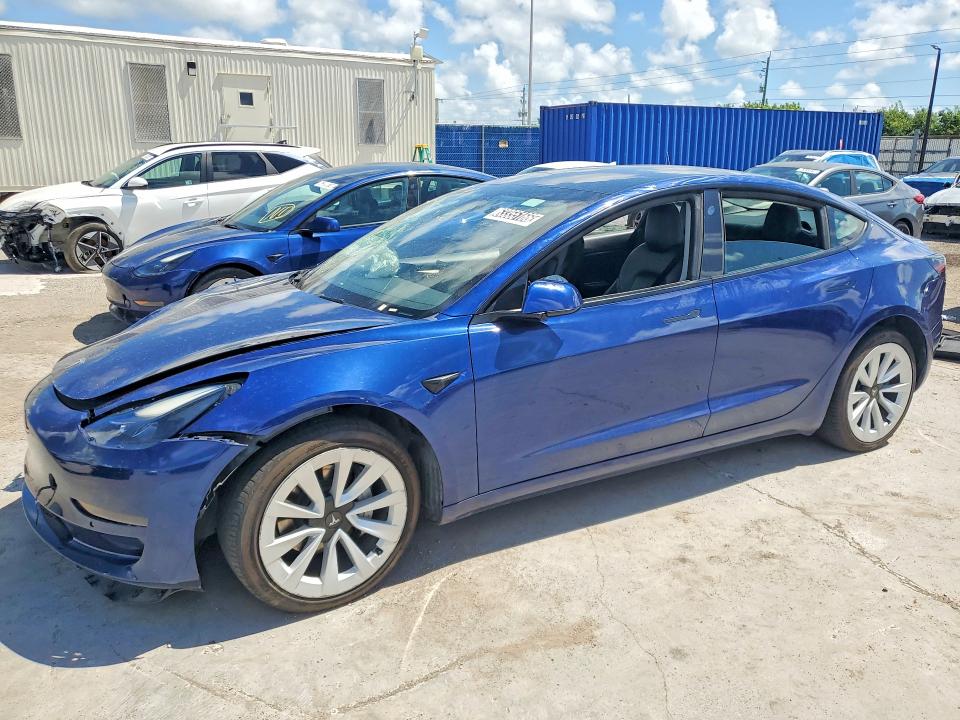 63355166 :رقم المزاد ، 5YJ3E1EA2NF290305 vin ، 2022 Tesla Model 3 مزاد بيع