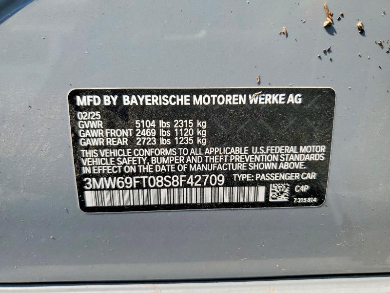 Aukcja sprzedaży 2025 Bmw M340xi, vin: 3MW69FT08S8F42709, numer aukcji: 64692786