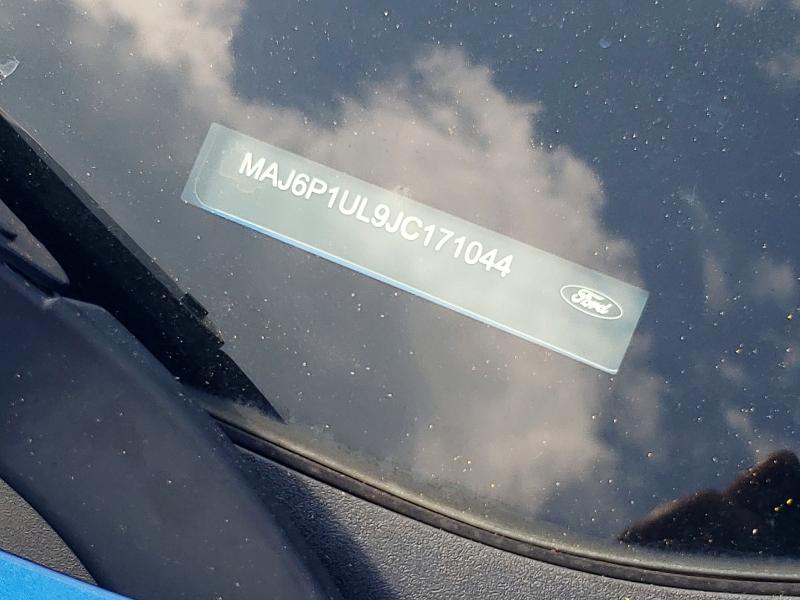 65229746 :رقم المزاد ، MAJ6P1UL9JC171044 vin ، 2018 Ford Ecosport مزاد بيع