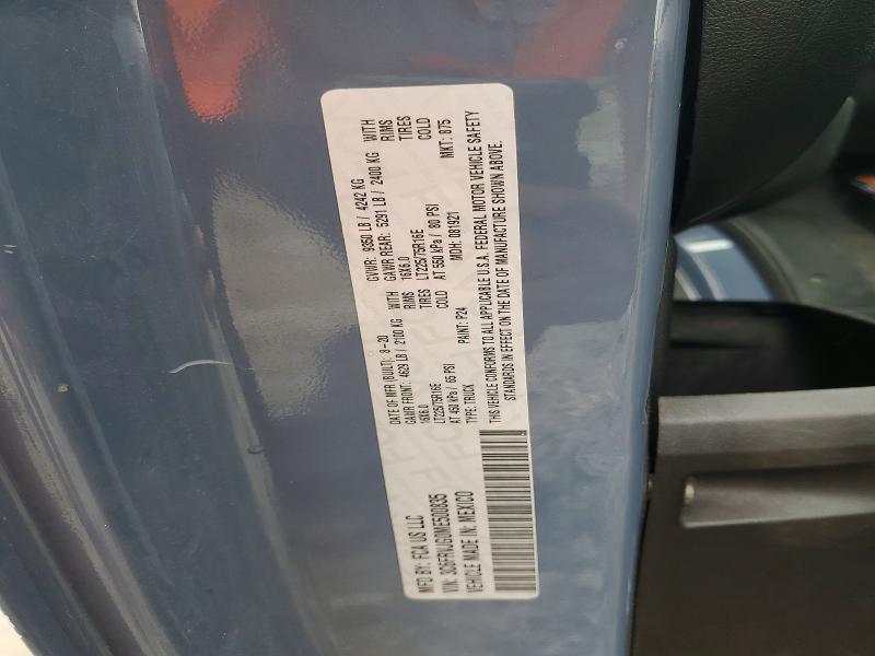63449826 :رقم المزاد ، 3C6FRVJG0ME500835 vin ، 2021 Ram Promaster 3500 مزاد بيع