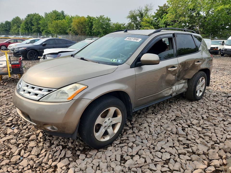 Продажа на аукционе авто 2003 Nissan Murano, vin: JN8AZ08WX3W208489, номер лота: 64527896