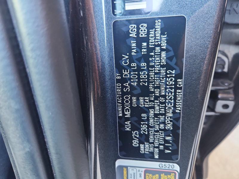 Продаж на аукціоні авто 2025 Kia K4, vin: 3KPFW4DE2SE219512, номер лоту: 63546086