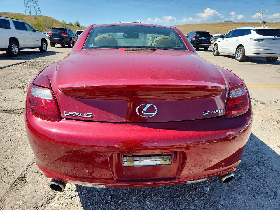Продажа на аукционе авто 2010 Lexus Sc, vin: JTHFN2EY8A9021602, номер лота: 66054266