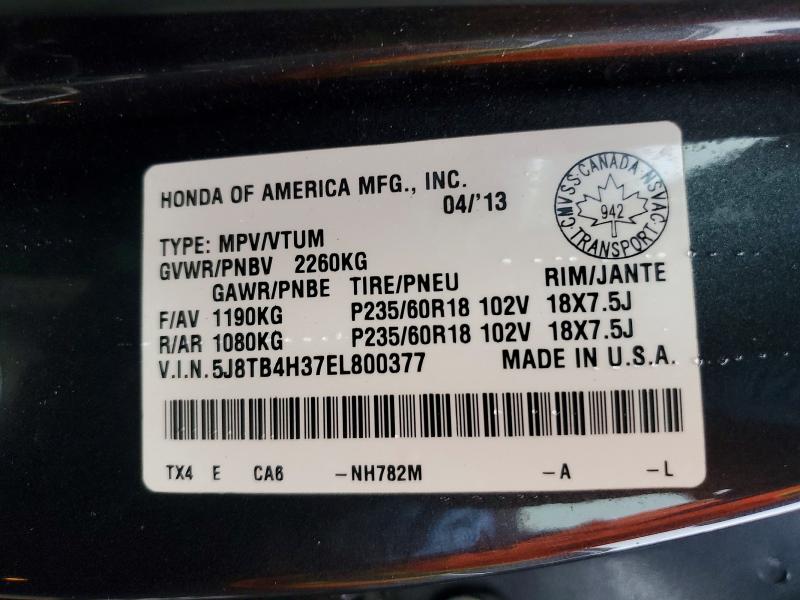 Aukcja sprzedaży 2014 Acura Rdx, vin: 5J8TB4H37EL800377, numer aukcji: 64012226