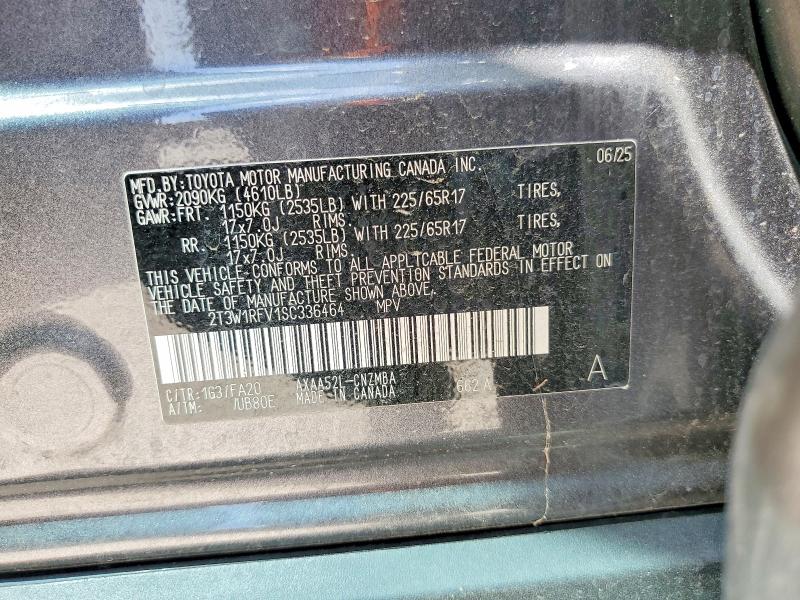 Продаж на аукціоні авто 2025 Toyota Rav4, vin: 2T3W1RFV1SC336464, номер лоту: 61026446