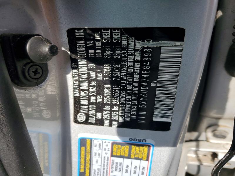 Продаж на аукціоні авто 2014 Kia Sorento, vin: 5XYKUDA74EG489830, номер лоту: 66021886