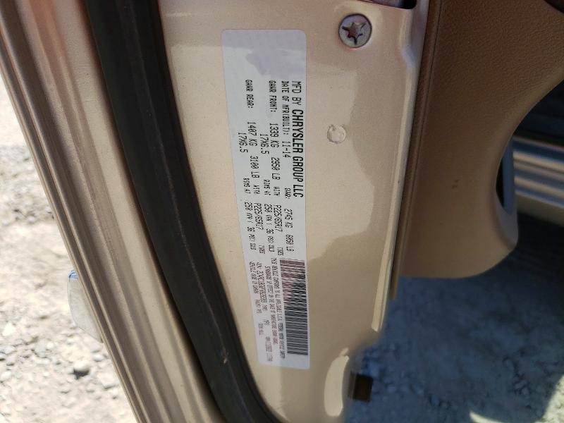 64944316 :رقم المزاد ، 2C4RC1BG8FR626599 vin ، 2015 Chrysler Town & Country مزاد بيع