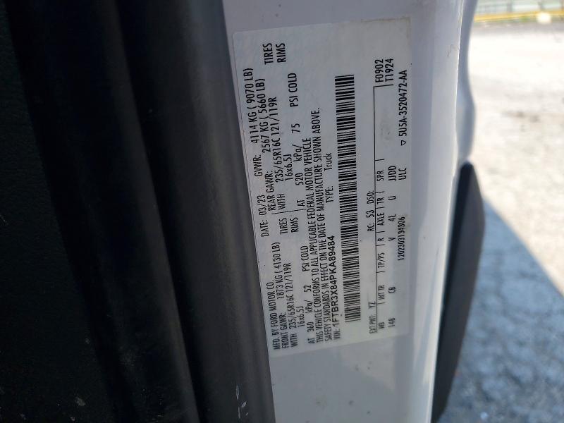 64075166 :رقم المزاد ، 1FTBR3X84PKA89484 vin ، 2023 Ford Transit مزاد بيع