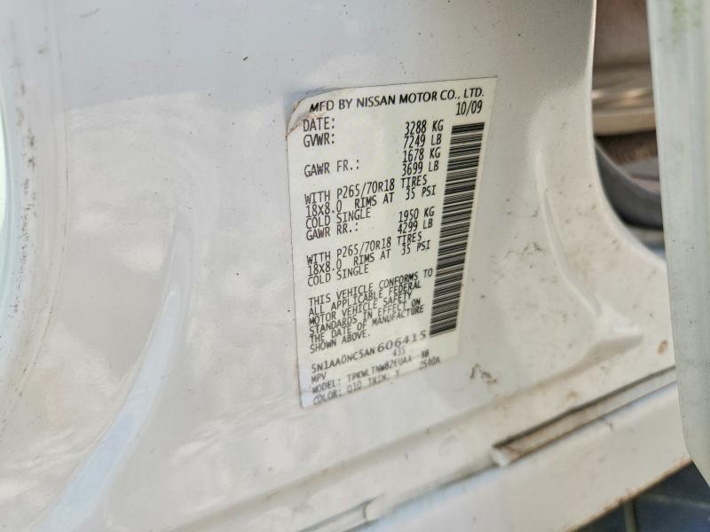 Aukcja sprzedaży 2010 Nissan Armada, vin: 5N1AA0NC5AN606415, numer aukcji: 63920706