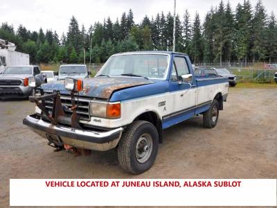 1991 Ford F250 მანქანა იყიდება აუქციონზე, vin: 2FTHF26GXMCA02628, აუქციონის ნომერი: 63836006