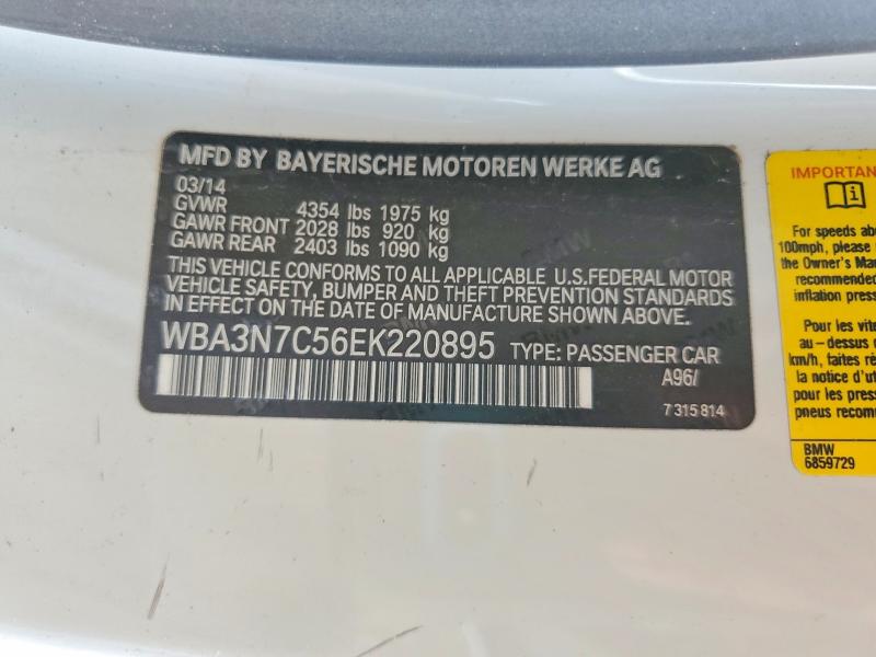 65165176 :رقم المزاد ، WBA3N7C56EK220895 vin ، 2014 Bmw 428 مزاد بيع