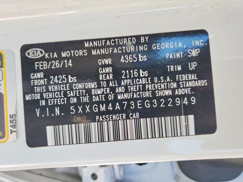 Продаж на аукціоні авто 2014 Kia Optima, vin: 5XXGM4A73EG322949, номер лоту: 66526716