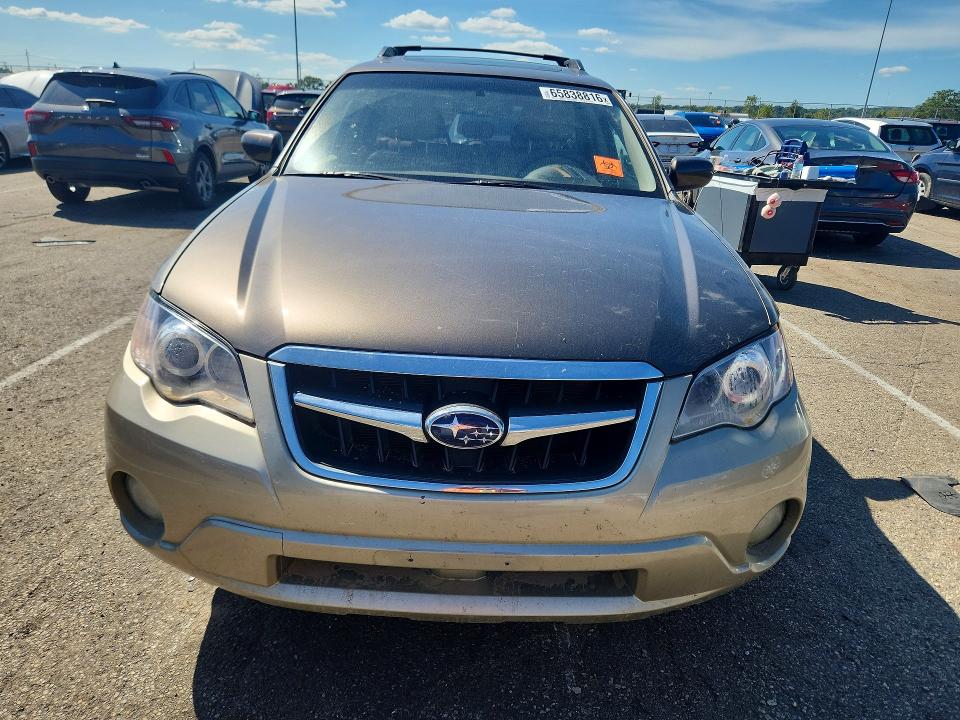 2008 Subaru Outback მანქანა იყიდება აუქციონზე, vin: 4S4BP62C987342396, აუქციონის ნომერი: 65838816