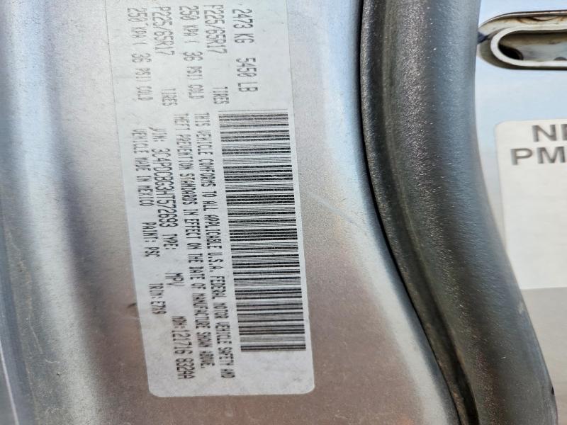 2017 Dodge Journey მანქანა იყიდება აუქციონზე, vin: 3C4PDCBG3HT572693, აუქციონის ნომერი: 66513736