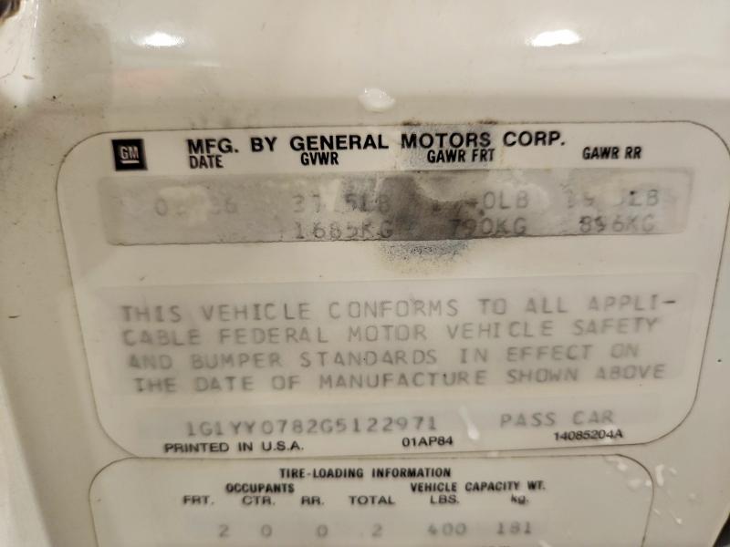 Продаж на аукціоні авто 1986 Chevrolet Corvette, vin: 1G1YY0782G5122971, номер лоту: 66209726