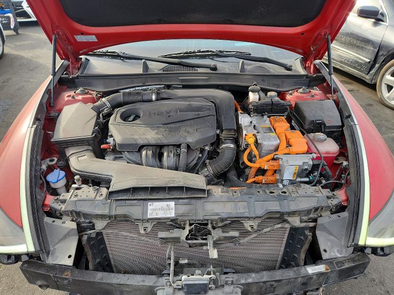 2021 Hyundai Sonata Hybrid მანქანა იყიდება აუქციონზე, vin: KMHL54JJ6MA027843, აუქციონის ნომერი: 66620876