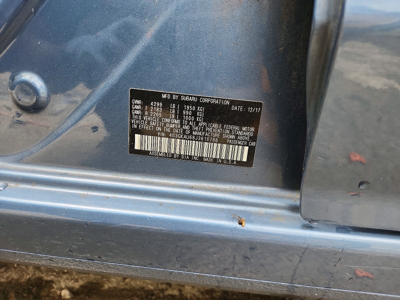 Aukcja sprzedaży 2018 Subaru Impreza, vin: 4S3GKAU68J3610788, numer aukcji: 65318826