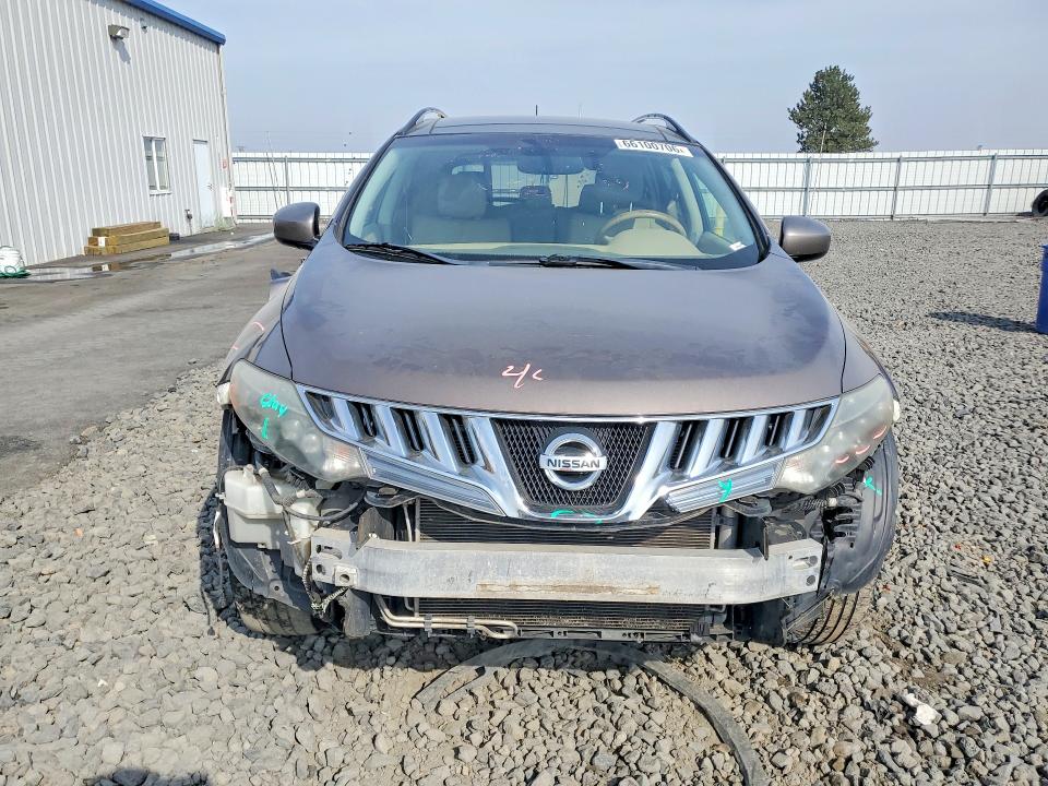 2010 Nissan Murano მანქანა იყიდება აუქციონზე, vin: JN8AZ1MW1AW125798, აუქციონის ნომერი: 66100706