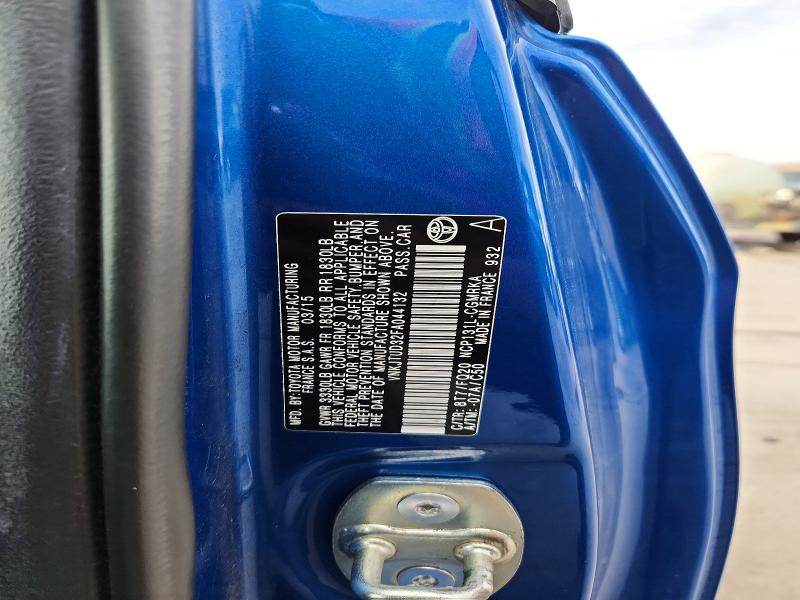 Продажа на аукционе авто 2015 Toyota Yaris, vin: VNKJTUD32FA044132, номер лота: 64808026