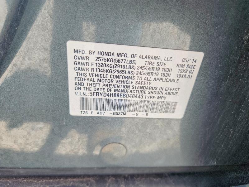 Aukcja sprzedaży 2014 Acura Mdx, vin: 5FRYD4H88EB048443, numer aukcji: 65883356